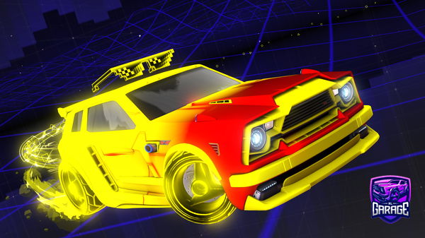 A Rocket League car design from AntonKatsif