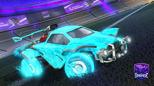 A Rocket League car design from GH100