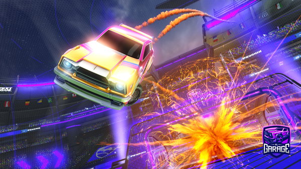 A Rocket League car design from Jomeyer