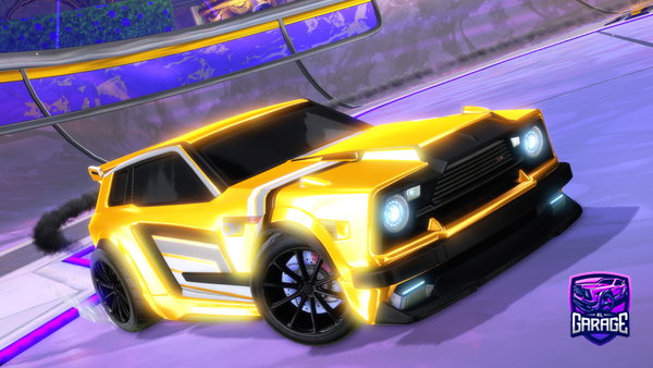 A Rocket League car design from TheToxicFranco