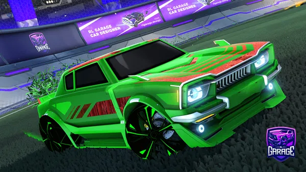 A Rocket League car design from Squib