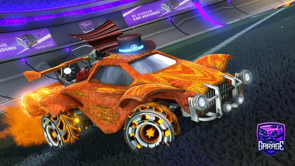 A Rocket League car design from BINBOO132
