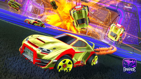 A Rocket League car design from Zarif98