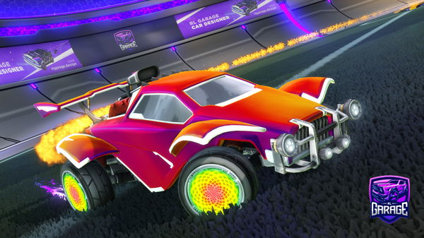 A Rocket League car design from Cxrdinal_YT