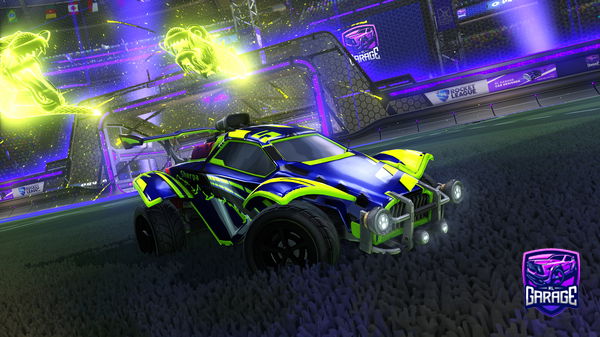 A Rocket League car design from LK34