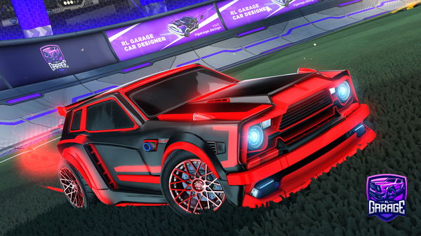 A Rocket League car design from AsphaltSportRL