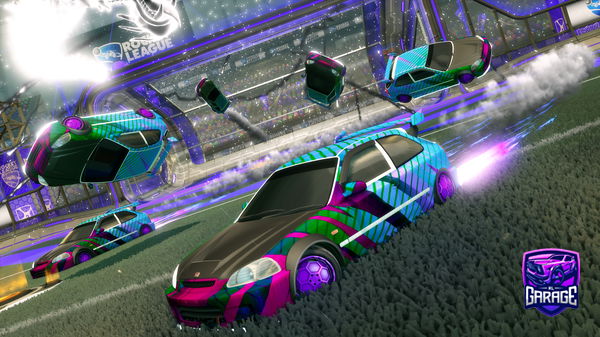 A Rocket League car design from geogek9