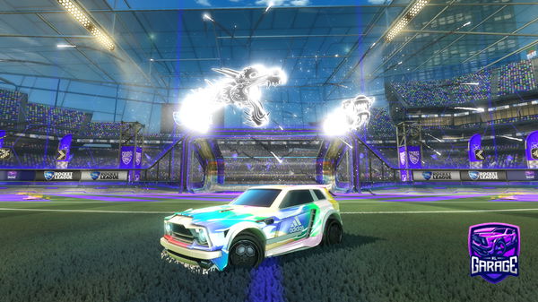 A Rocket League car design from tizouille