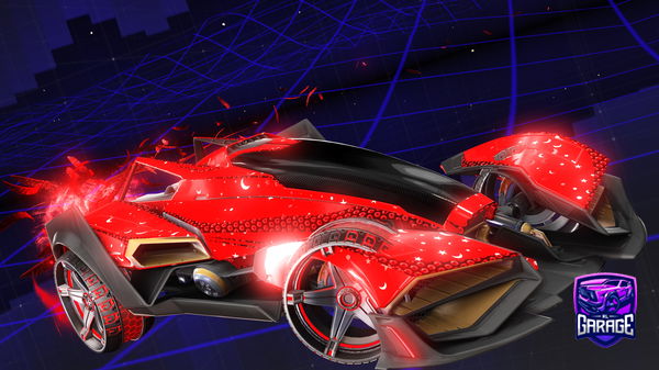 A Rocket League car design from Vgadighee