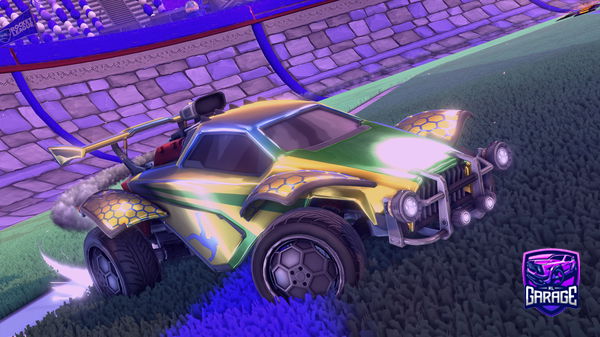 A Rocket League car design from TTV_Msspeedy57