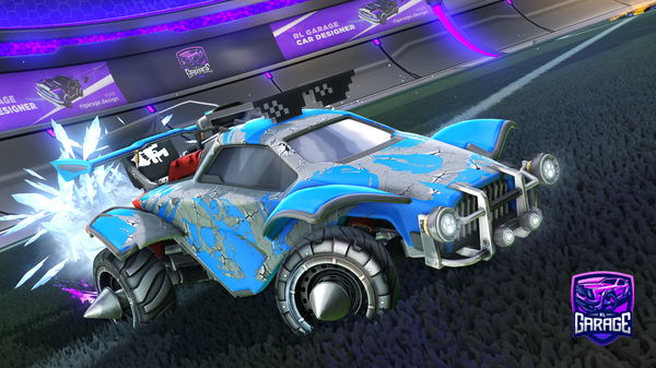 A Rocket League car design from vianH3