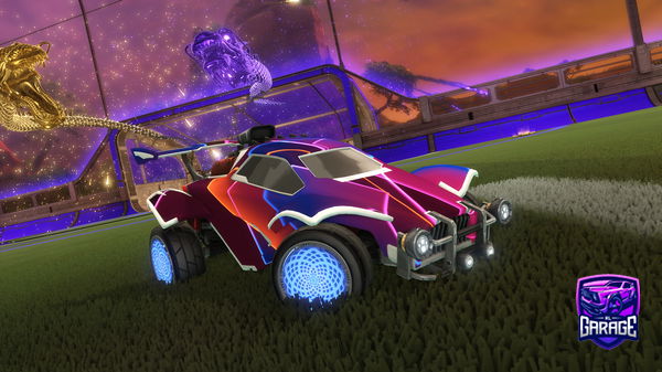 A Rocket League car design from PWR-UK
