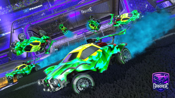 A Rocket League car design from Sleepless8