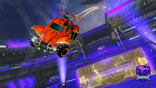A Rocket League car design from poubo33