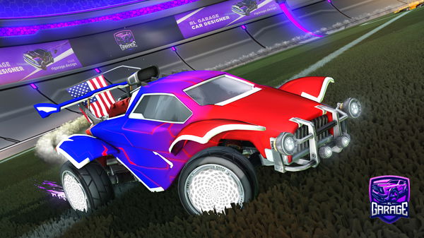 A Rocket League car design from Ljayinator