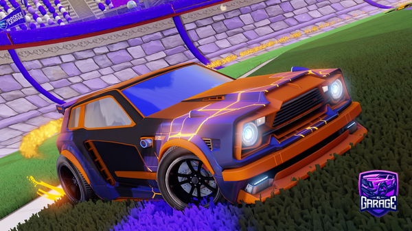 A Rocket League car design from crob4593