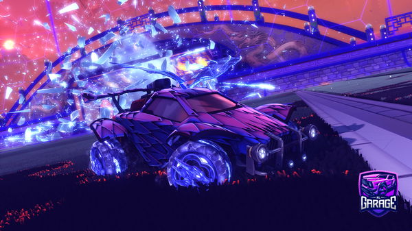 A Rocket League car design from happyhippy11