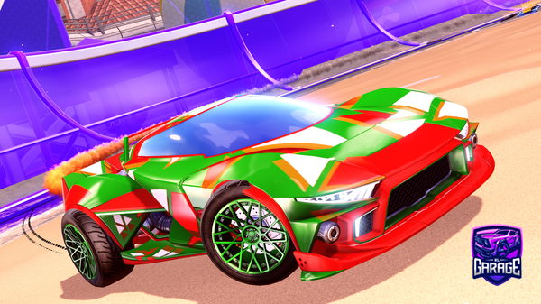 A Rocket League car design from Detheragg