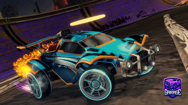 A Rocket League car design from DakaBruh