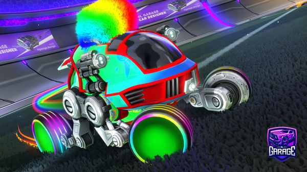 A Rocket League car design from KeyCrowdTrader
