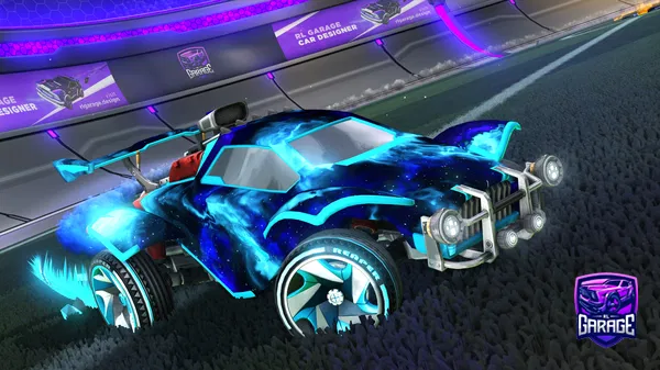 A Rocket League car design from dargon2147