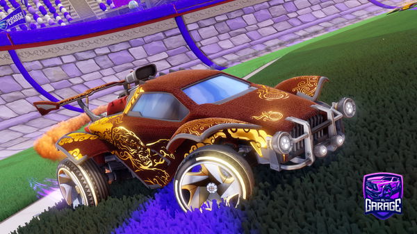 A Rocket League car design from Corneliu