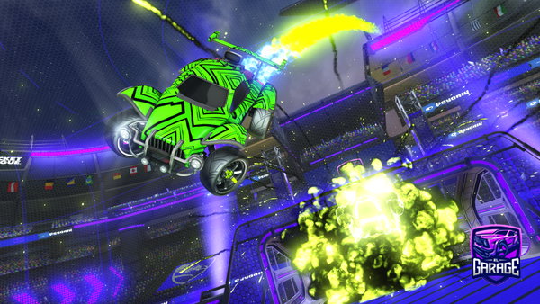 A Rocket League car design from NJOBE_25