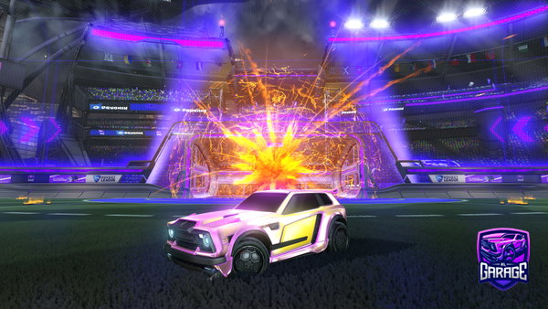 A Rocket League car design from GHOST-XE