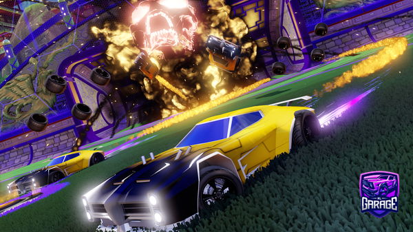 A Rocket League car design from Voltz120hz