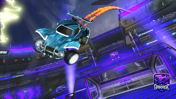 A Rocket League car design from Ironblast