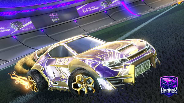 A Rocket League car design from Kazzui