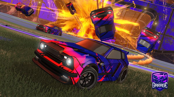 A Rocket League car design from AlphaBoxedTF