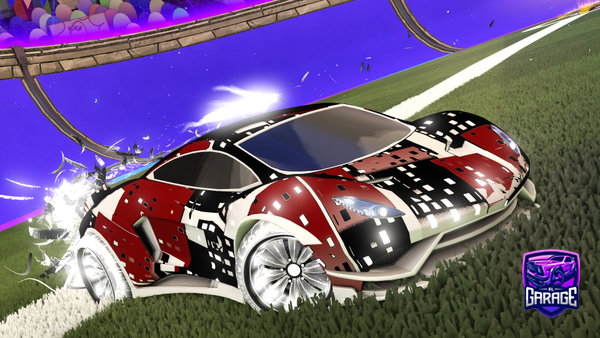 A Rocket League car design from Zeldris123