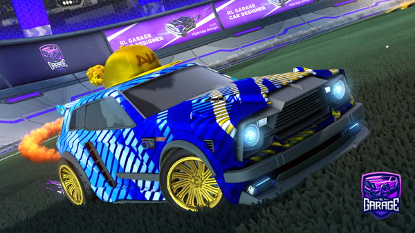 A Rocket League car design from CRAZ3MoNsTer