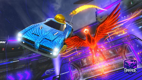 A Rocket League car design from Wellhellotherekid