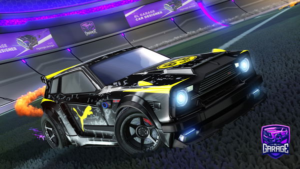 A Rocket League car design from EL_ZENOX