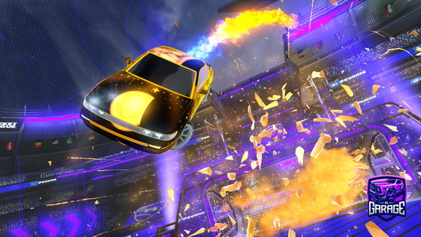 A Rocket League car design from FuriaFps