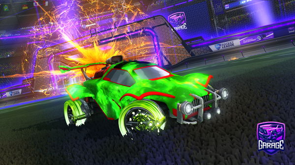 A Rocket League car design from Spitze-Kreis