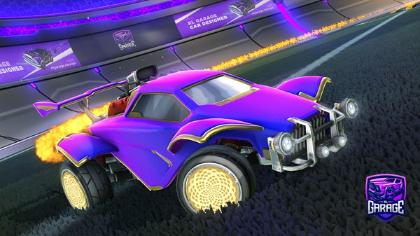 A Rocket League car design from Poweredplayer