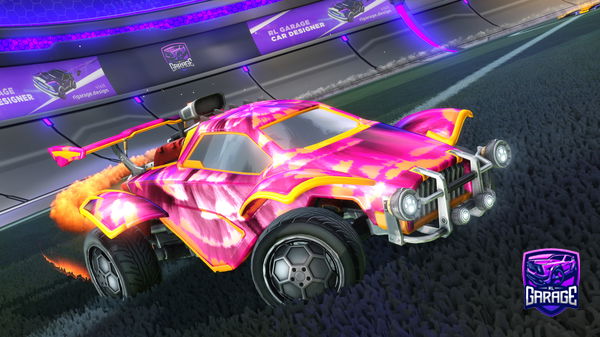 A Rocket League car design from Cozyeeu