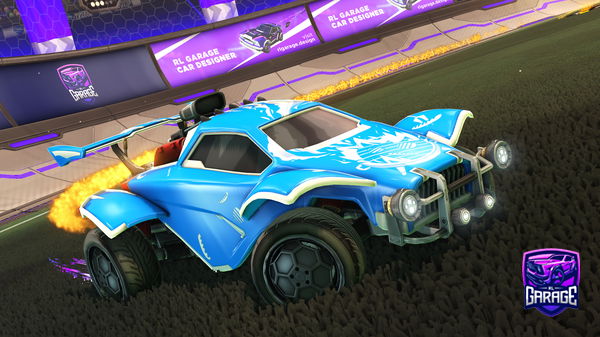 A Rocket League car design from Crayonzs