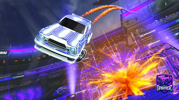 A Rocket League car design from XFaboGYTX