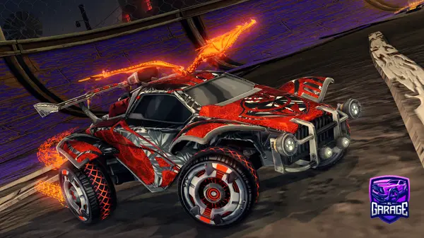 A Rocket League car design from CrspyChkn