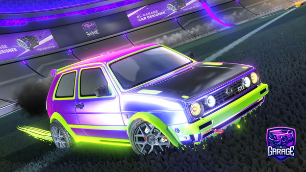 A Rocket League car design from PRGNUGGET