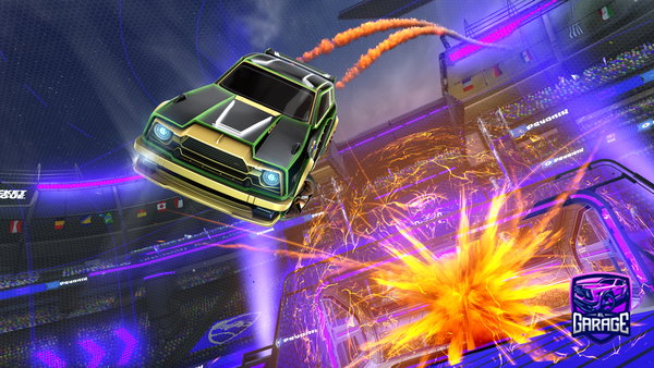 A Rocket League car design from Tengen1774