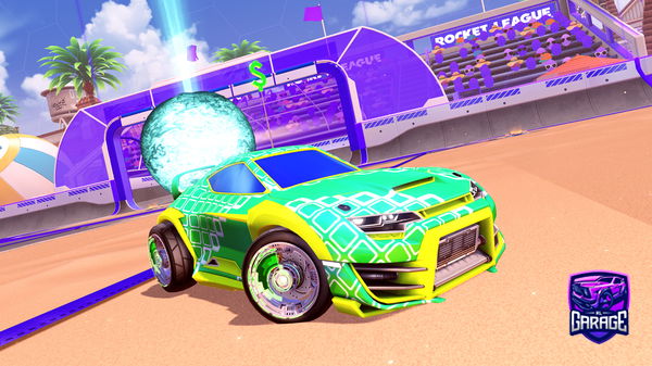 A Rocket League car design from greenmainframe4ever