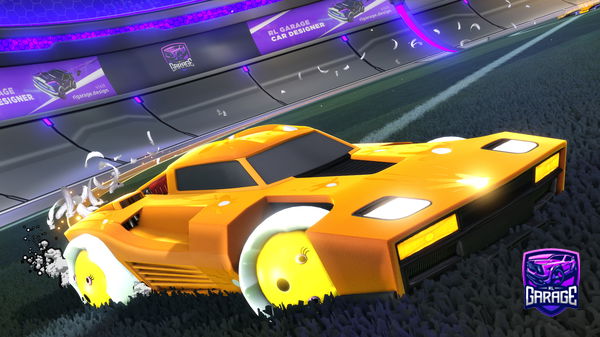 A Rocket League car design from superchitarra