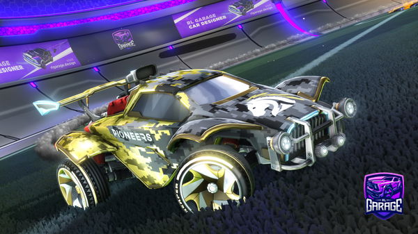 A Rocket League car design from EncryptedRL