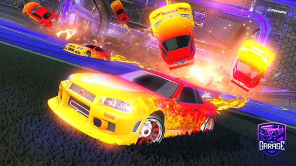 A Rocket League car design from GingerNinja680