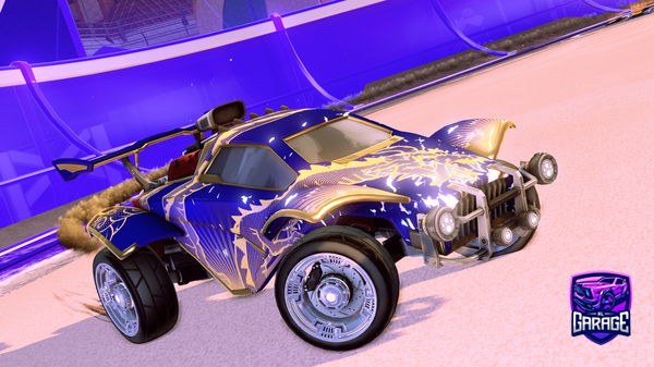 A Rocket League car design from _D1RT_